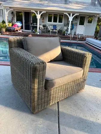 Terra Natural Wicker Ventana Outdoor Chair