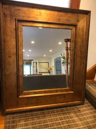 Gold Framed Bevel Mirror-Fantastic Frame