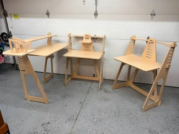 Beautiful Birch Ergonomic Modular Premium Desks