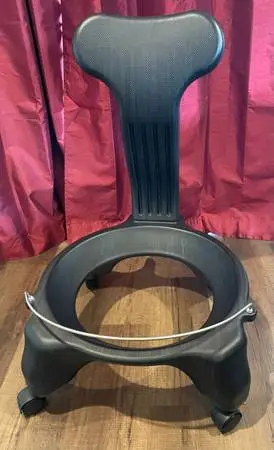 Rolling Stability Ball Chair for Better Posture & Core Strength at Home / Office