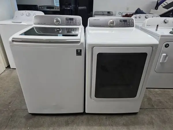 Samsung Top-Load Washer And electric dryer set