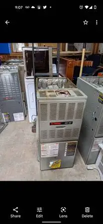 Gas hot air furnace for sale
