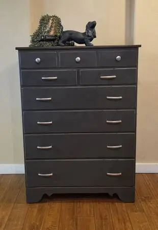 Newly Refinished Ethan Allen Hiboy Dresser Chest Of Drawers