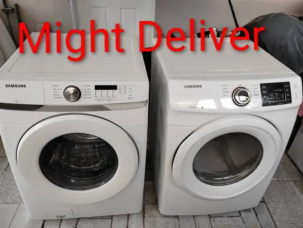 Washer/Dryer 6 Years Old Both Work Great + Very Clean + Might Deliver