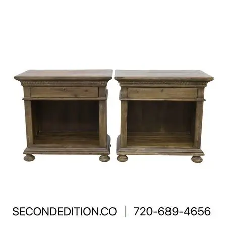 Restoration Hardware St James Open Nightstands (Was 2540)