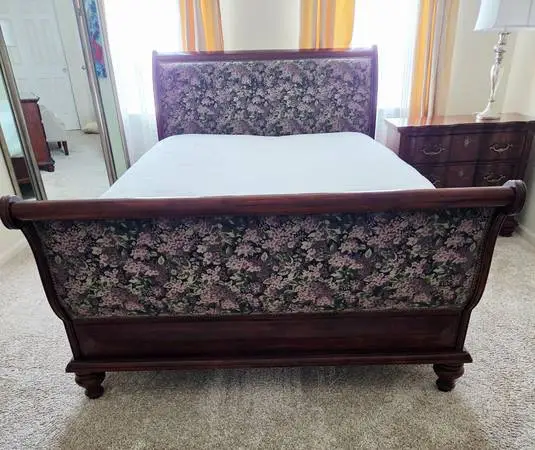 Harden Queen Sleigh Bed Dresser, Nightstand Chest Bristol
