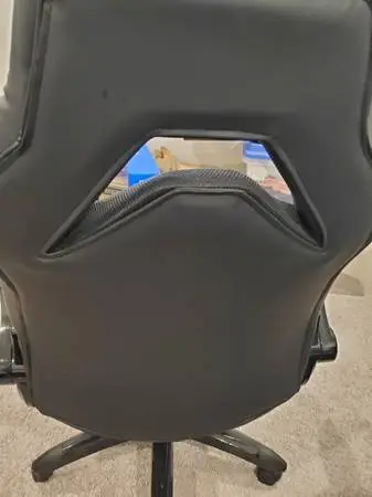 BLACK AND BLUE EMERGE GAME CHAIR (SOLD)