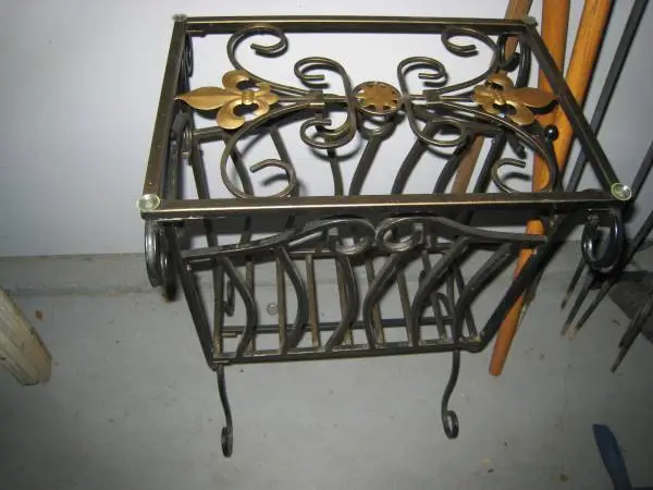 Plant stand wrought iron