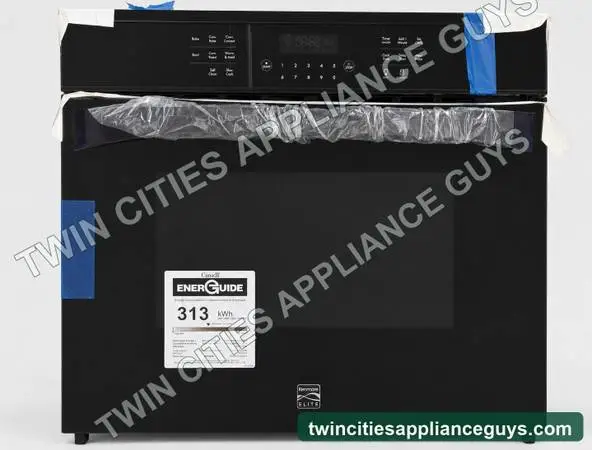 Kenmore Elite 30-Inch Electric Wall Oven, Convection — Open Box — Black —