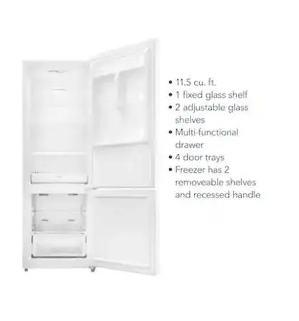 Insignia-24 in. Fridge for Sale in White- in Excellent Condition