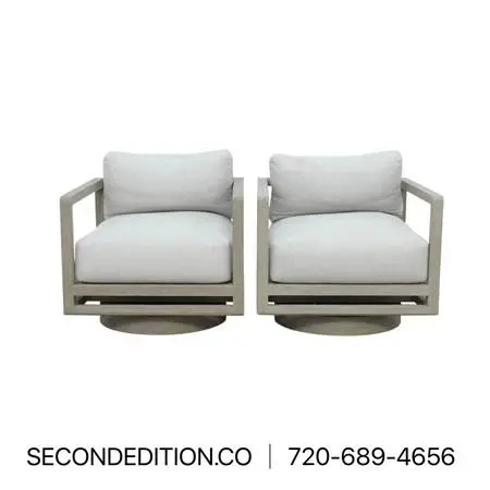 Bernhardt Outdoor Swivel Chairs (Was 6747)