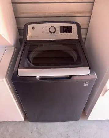 Gray GE Washer