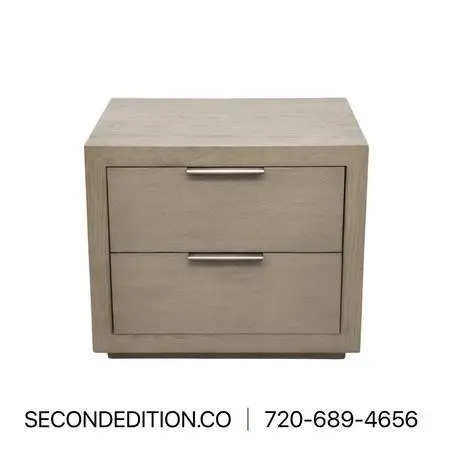 Restoration Hardware Machinto Closed Nightstand (Was 1490)