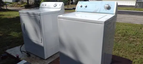Washer and dryer