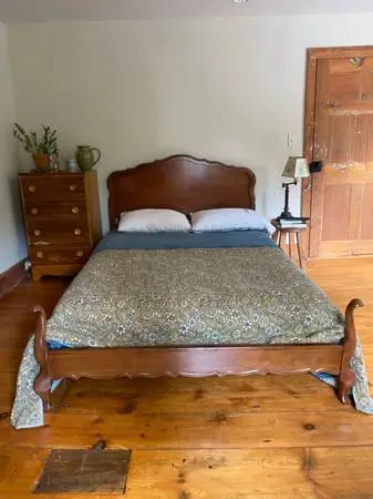 Vintage Solid Wood French Provincial Full XL Bed Frame