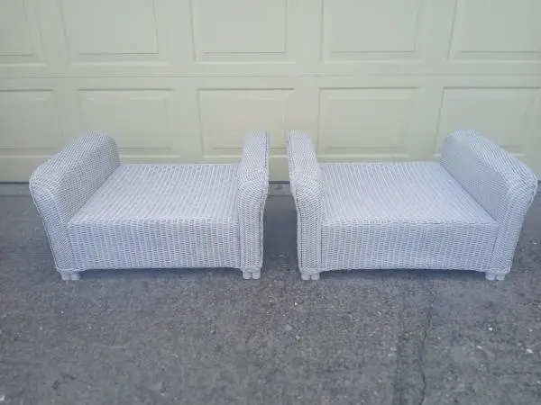 LLOYD LOOM / LLOYD FLANDERS OTTOMAN ONLY each $145