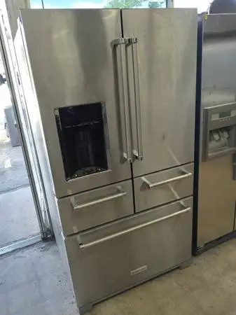 ★KitchenAid stainless steel 5-door french door refrigerator