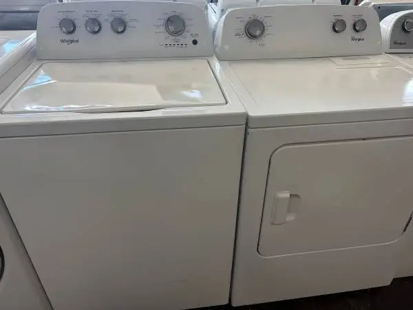 Whirlpool HE No Agitator Tub Washer & Dryer Set