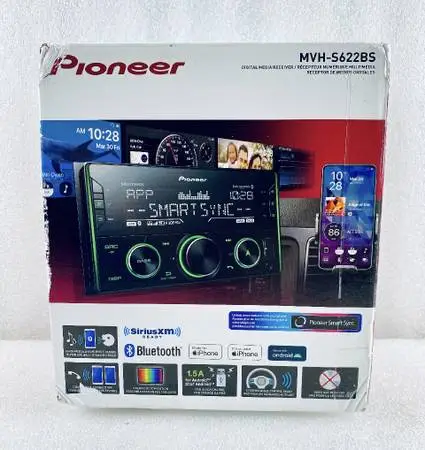 OBO-Listen Up! New Other Pioneer Double Din Color Changing Car Stereo