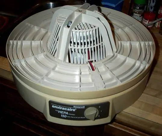 AIR PURIFIER Honeywell Enviracaire Room Air Cleaner Hepa Md 11520 Base