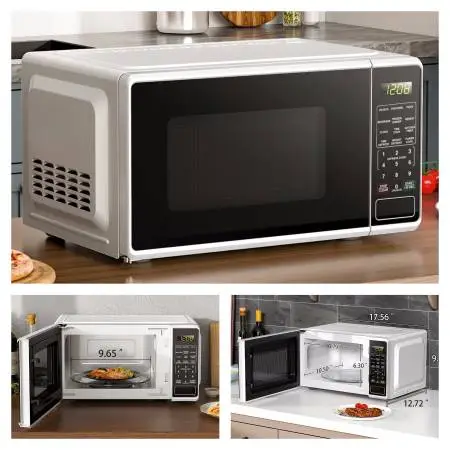 WILL DELIVER - 0.7 cu ft 700 watt Microwave Mainstays MSF0W100072352