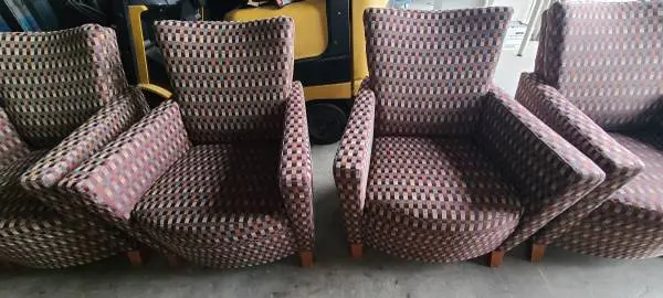 Beautiful Lobby Chairs-Set Of Six