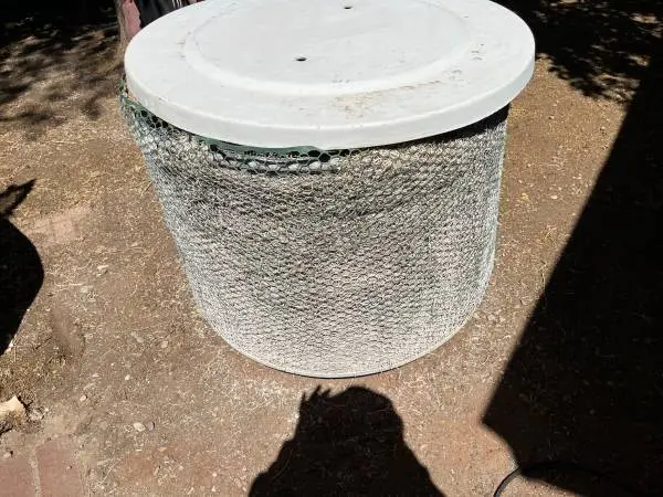 Round Swamp Cooler 1/2 h.p. Fiberglass Construction