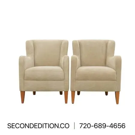 Bernhardt Upholstered Club Chairs (Was 2600)