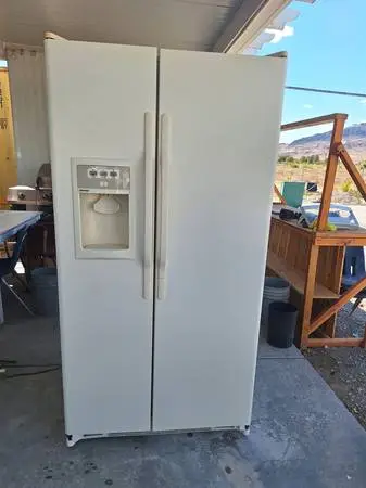 HotPoint Bisque Side by Side Refrigerator