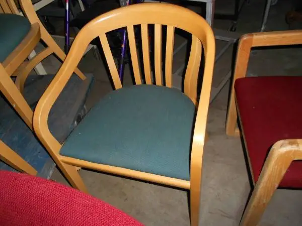 FOUR like new cushion chairs