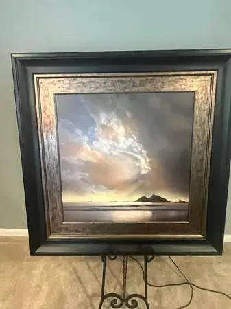 Dramatic sky and island scene $15.00