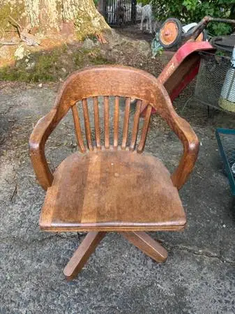 Wood Desk Chair