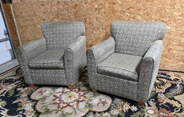 Two Matching Armchairs - Sitting Chairs