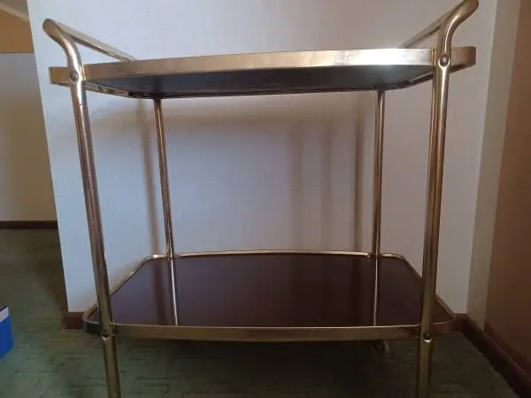 VTG MCM Cosco Rolling Bar Plant Cart