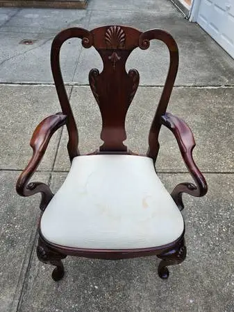 Beautiful handcrafted maitland smith chair