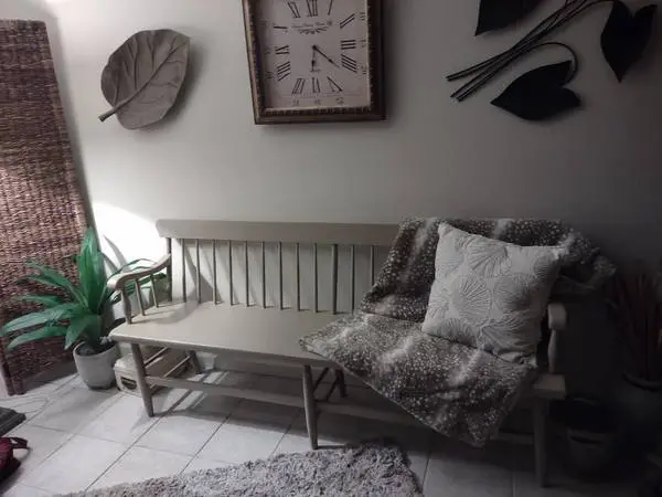 Painted Windsor Bench