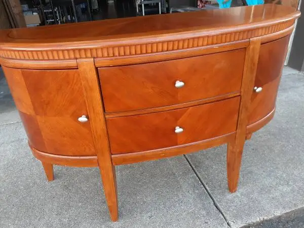 Sideboard Buffet, Half-moon, credenza, Demilune, accent console table