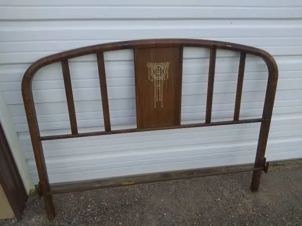 Full Size Antique Metal Bed Frame, Mattress  and Box Springs