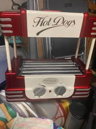Hot dog roller & ice cream maker