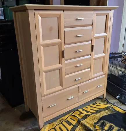 LARGE Dresser-Armoire: Real Wood