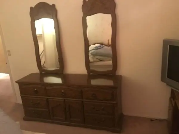 Wood Queen Bed set