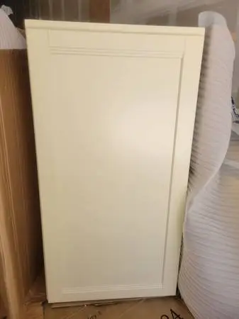 21 X 40 Cream white cabinet clearance