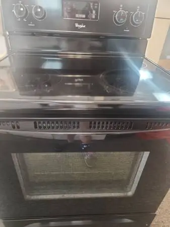 Glass top black flawless mint condition stove