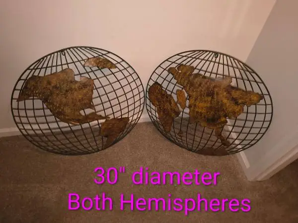 C Jere Inspired Hemisphere Art
