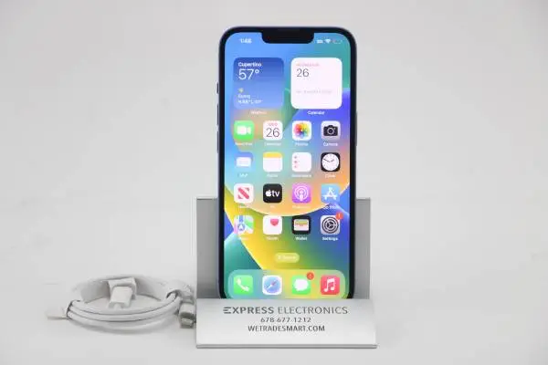 EXCELLENT Apple iPhone 14+ 128GB Blue FACTORY UNLOCKED *100% BH*