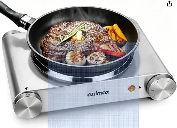 Cusimax Portable Hot Plate/Electric Burner