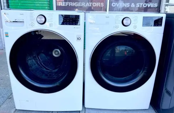 LG Electric Washer and Dryer Washer Machine Set WM4000HWA 27 Inch