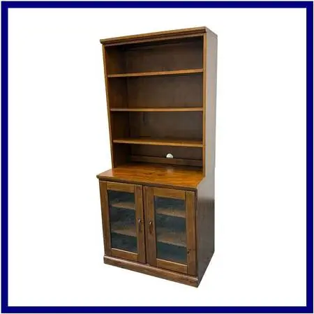 William Sonoma For Pottery Barn Printers Two Piece Storage Bookcase