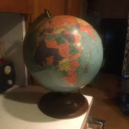Vintage 1950s Replogle World Globe Excellent Condition