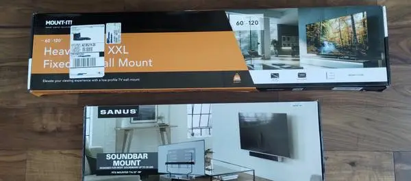 Heavy Duty XXL Flatscreen TV mount and Soundbar mount
